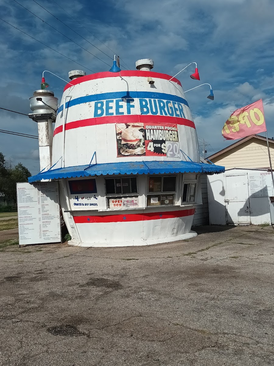 Beef Burger Barrel